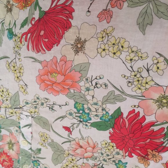 Old Navy Floral V Neck Tank Top - Picture 4 of 5